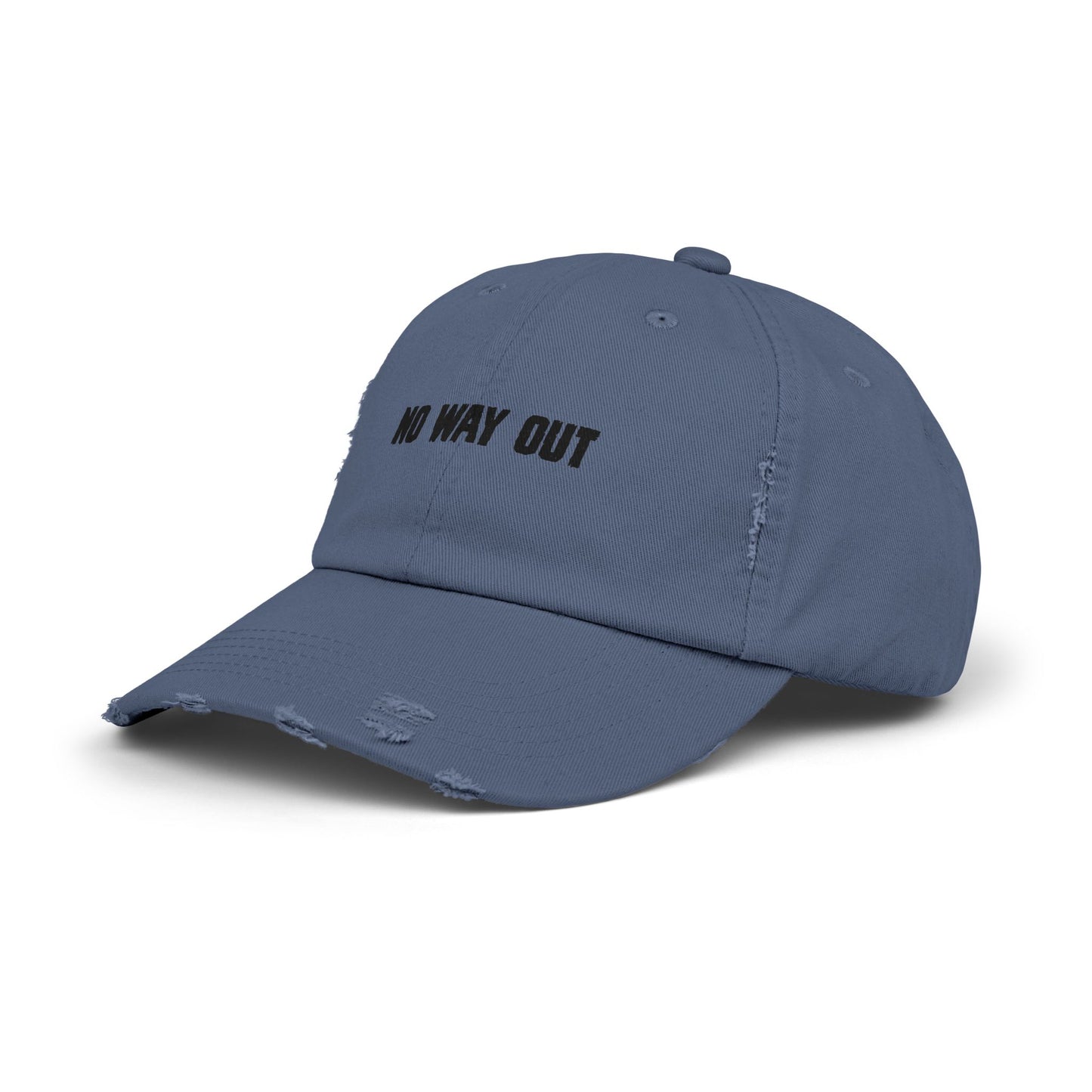 No Way Out Unisex Distressed Cap