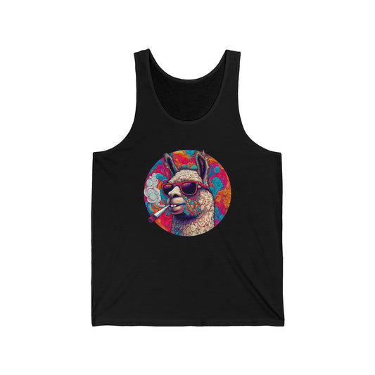 Llama So Happy Unisex Jersey Tank