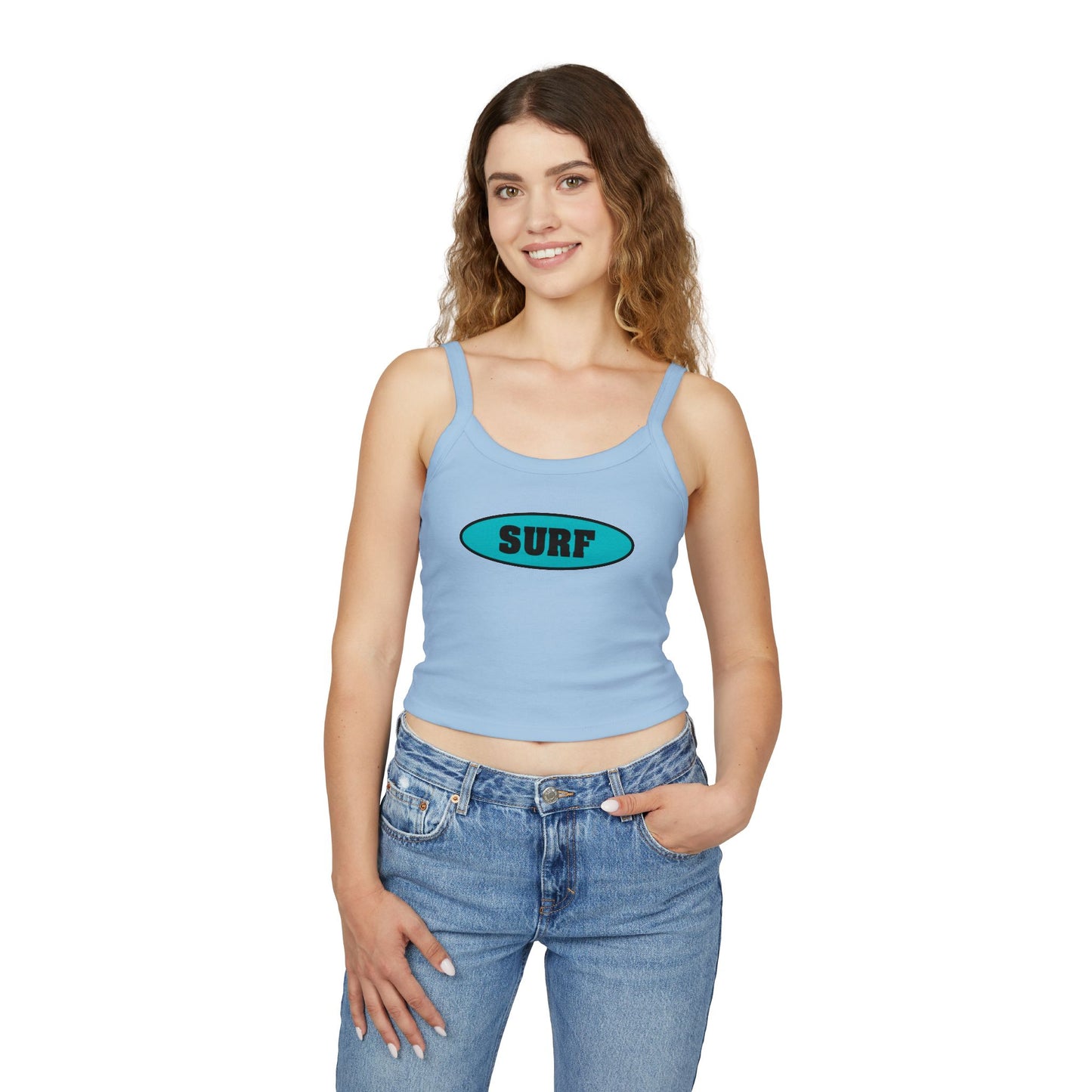 Beach..Women's Spaghetti Strap Tank Top