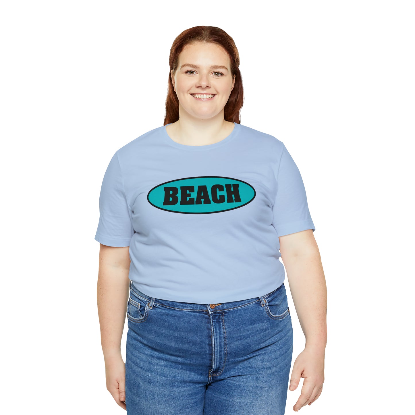 BEACH..Unisex Jersey Short Sleeve Tee