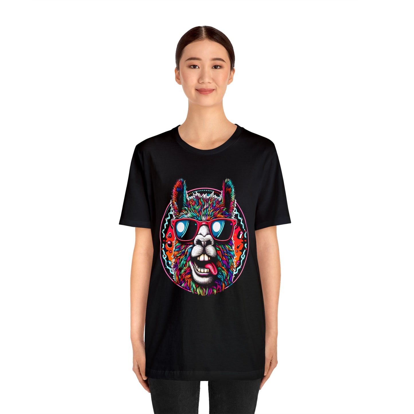 Mamma Llama..Unisex Jersey Short Sleeve Tee