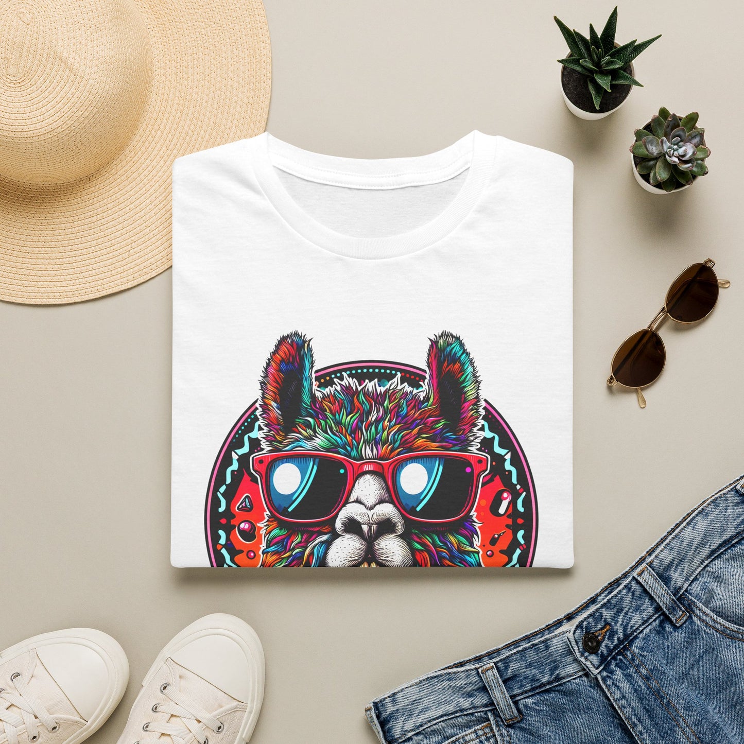 Mama Llama Unisex Softstyle T-Shirt