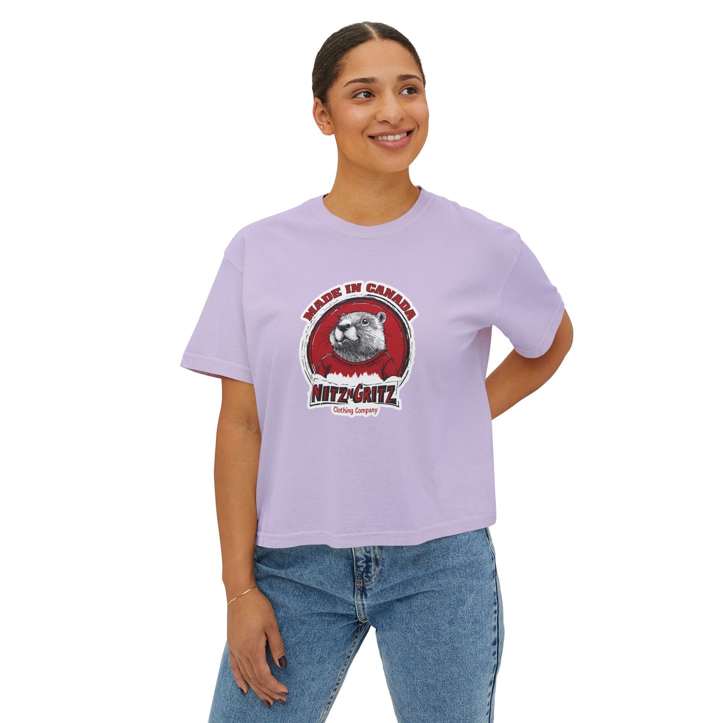 NitznGritz' Made in Canada Women's Boxy Tee