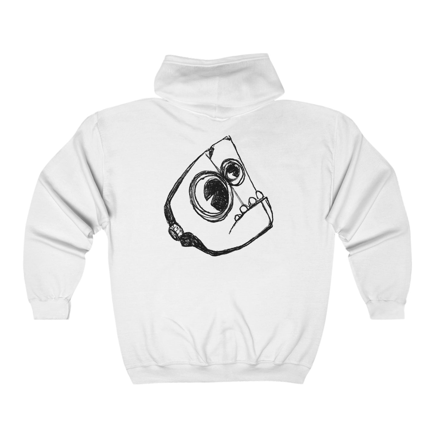 FrankenFace.  Unisex Heavy Blend™ Full Zip Hooded Sweatshirt