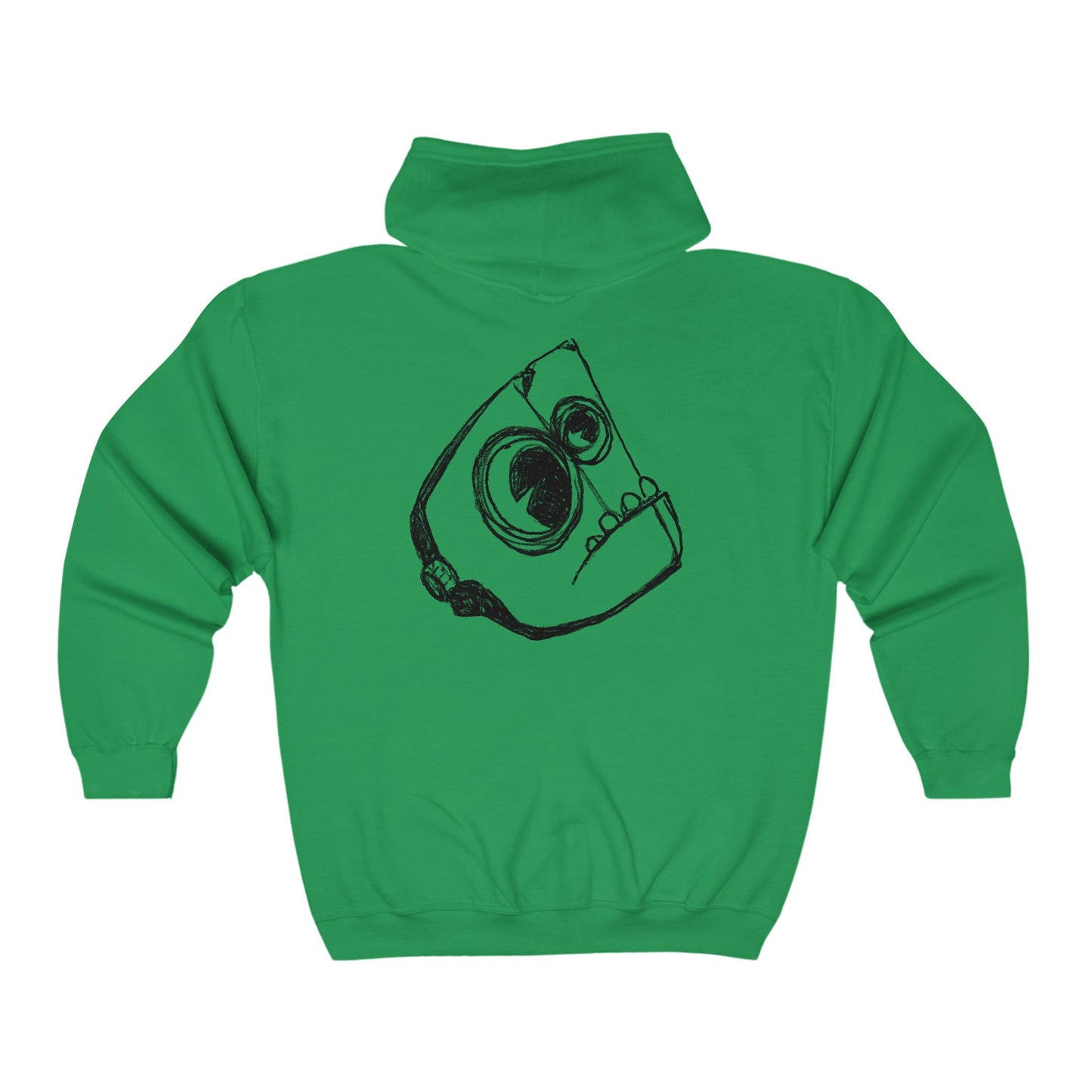 FrankenFace.  Unisex Heavy Blend™ Full Zip Hooded Sweatshirt
