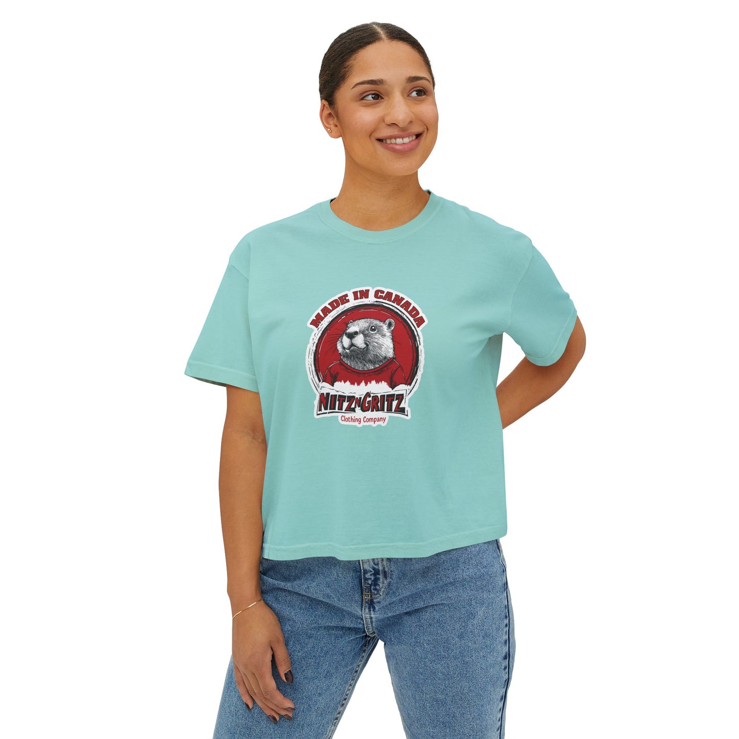 NitznGritz' Made in Canada Women's Boxy Tee