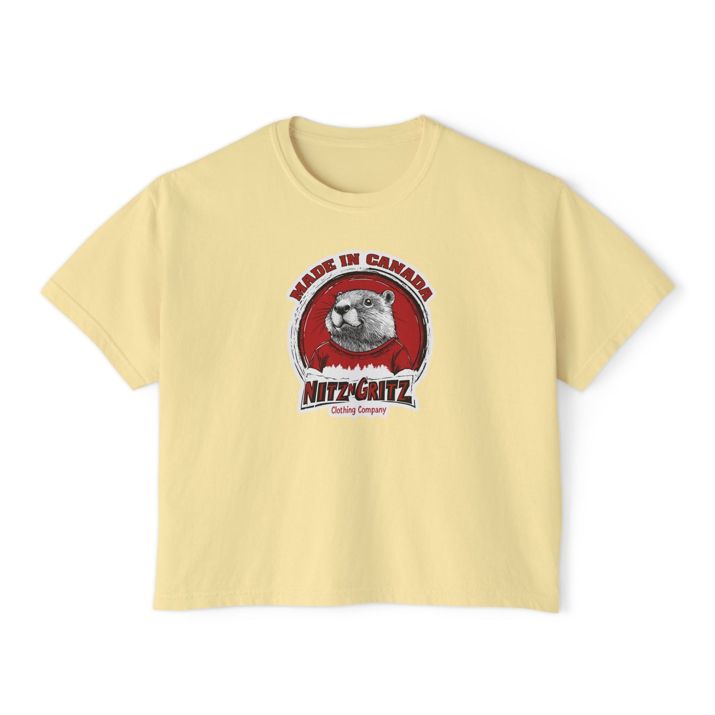 NitznGritz' Made in Canada Women's Boxy Tee