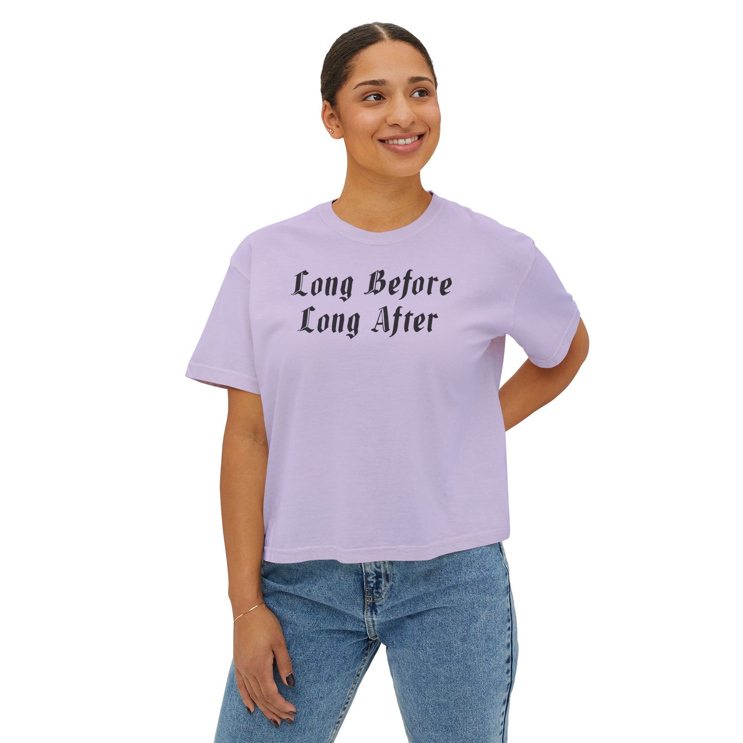 Long Before Long After Women's Boxy Tee
