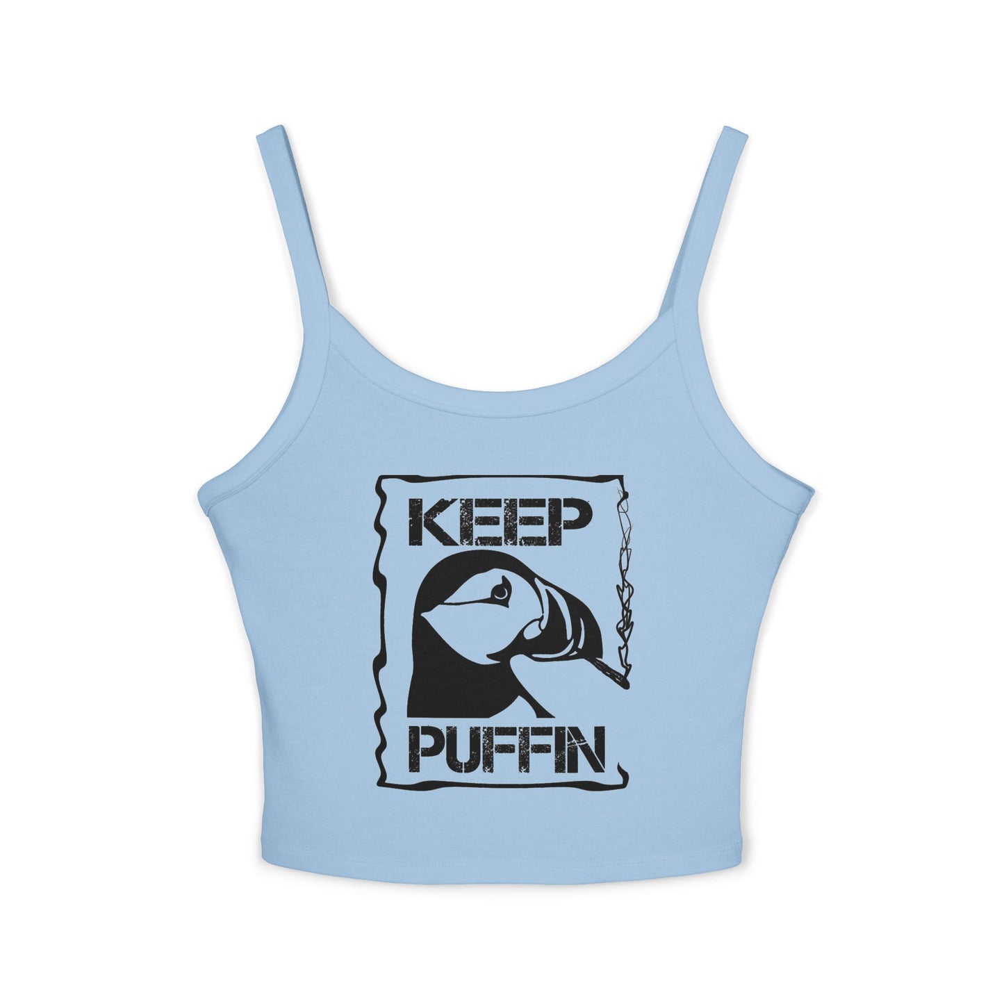 Keep Puffin Women's Spaghetti Strap Tank Top