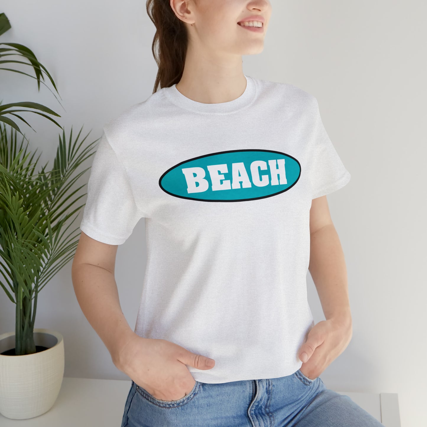 BEACH..Unisex Jersey Short Sleeve