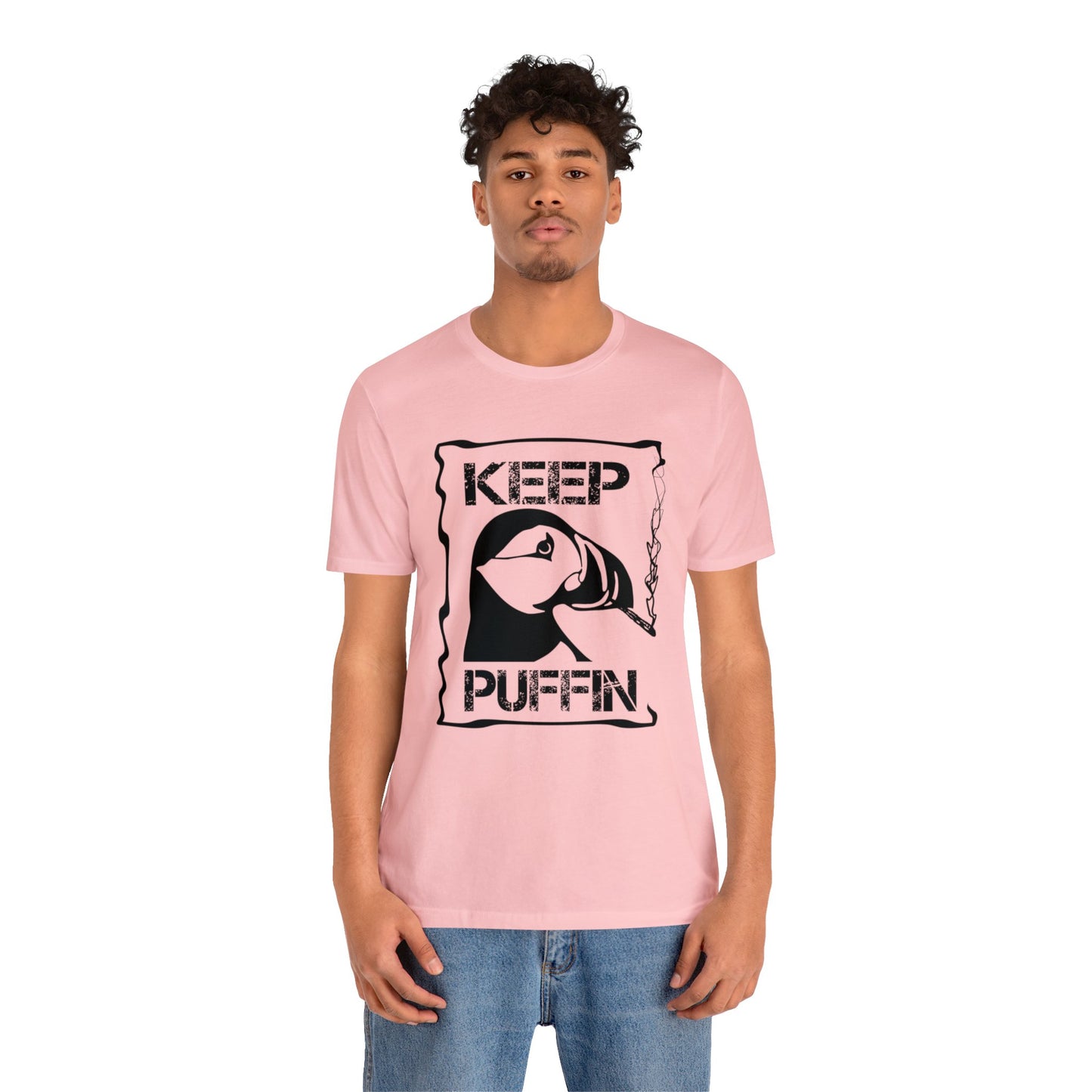 Keep Puffin..Unisex Jersey Short Sleeve Tee