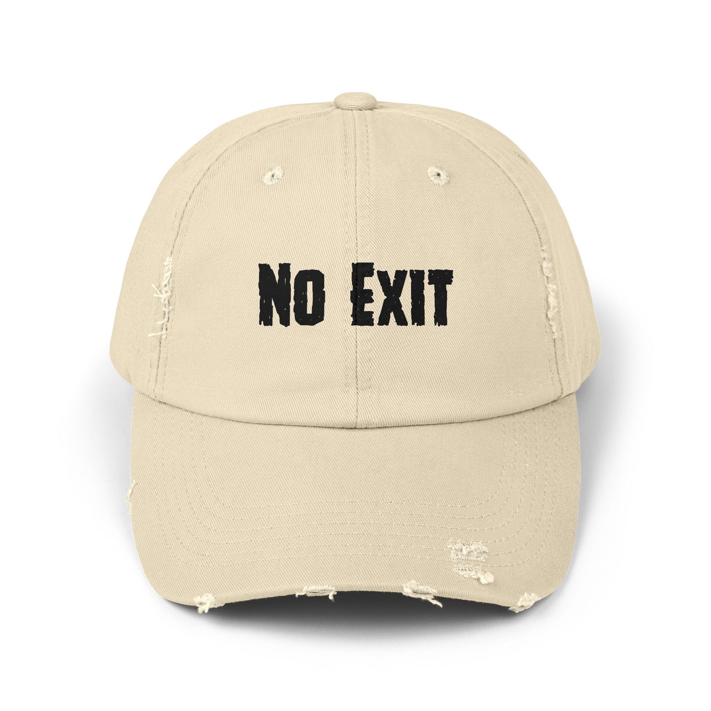 No Exit ,Unisex Distressed Cap
