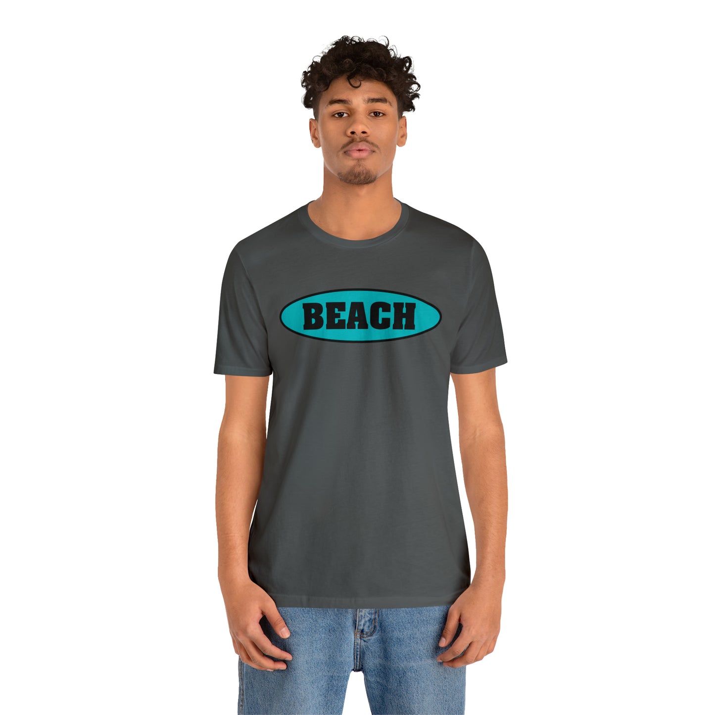 BEACH..Unisex Jersey Short Sleeve Tee