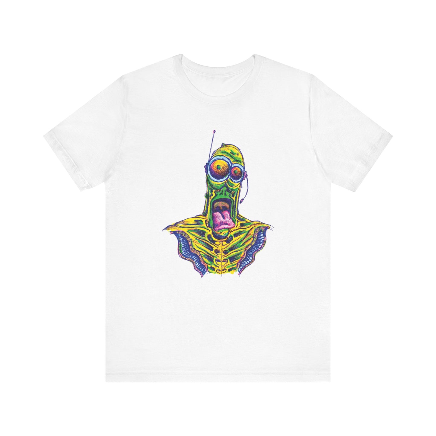 Happy Alien    Unisex Jersey Short Sleeve Tee