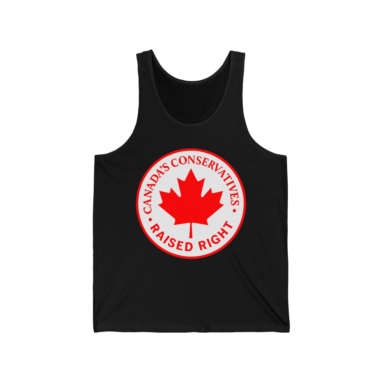 Can Con Raised Right Unisex Jersey Tank
