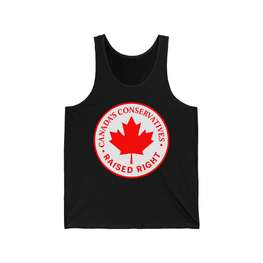 Can Con Raised Right Unisex Jersey Tank