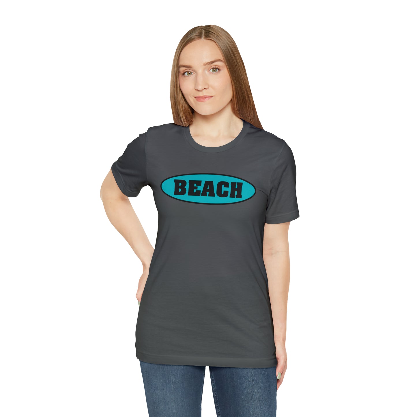 BEACH..Unisex Jersey Short Sleeve Tee