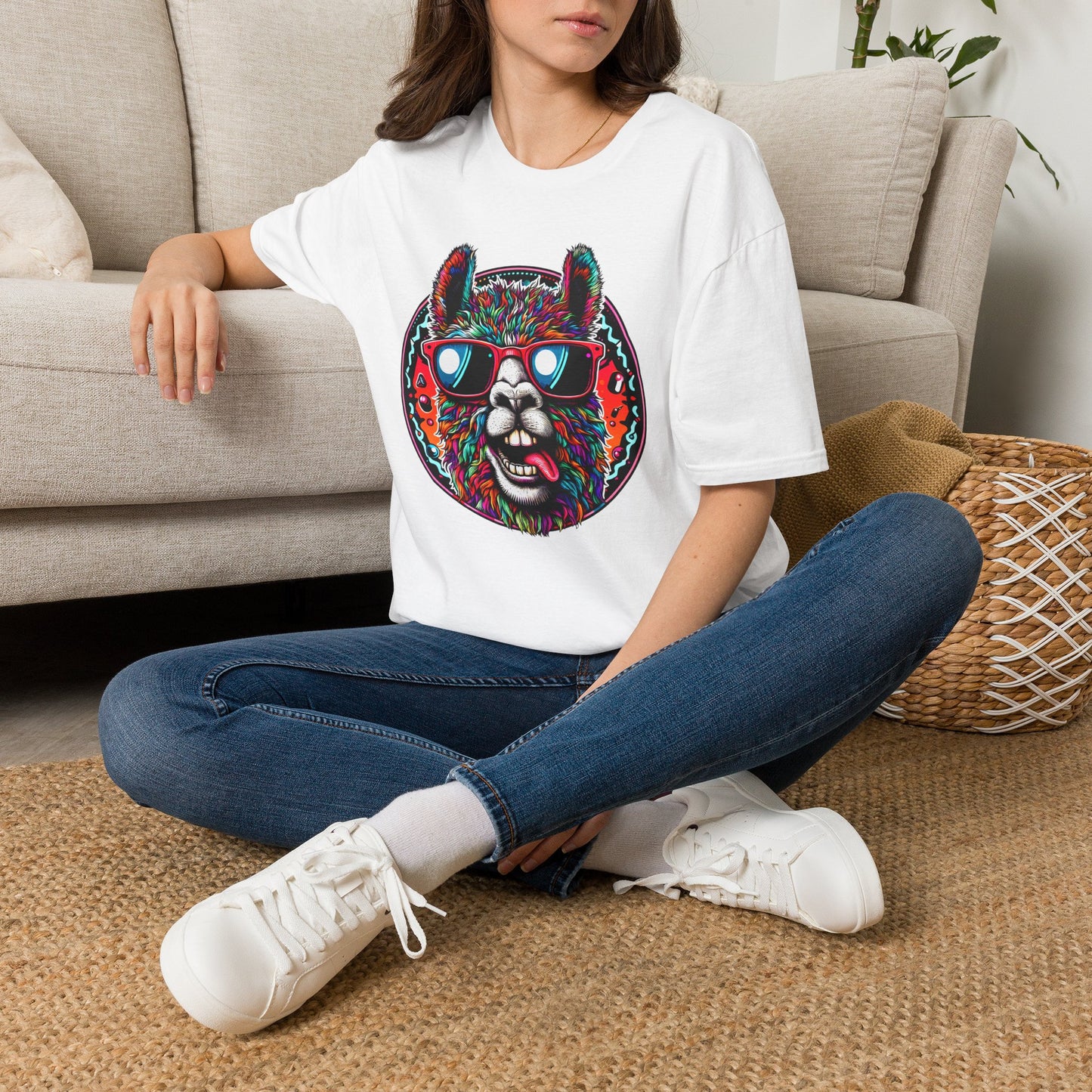 Mama Llama Unisex Softstyle T-Shirt