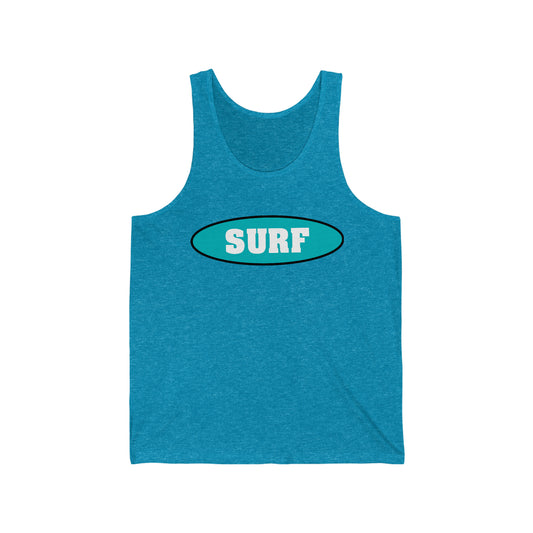 SURF..Unisex Jersey Tank
