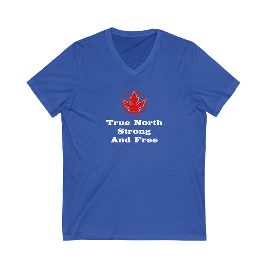 True North...Unisex Jersey Short Sleeve V-Neck