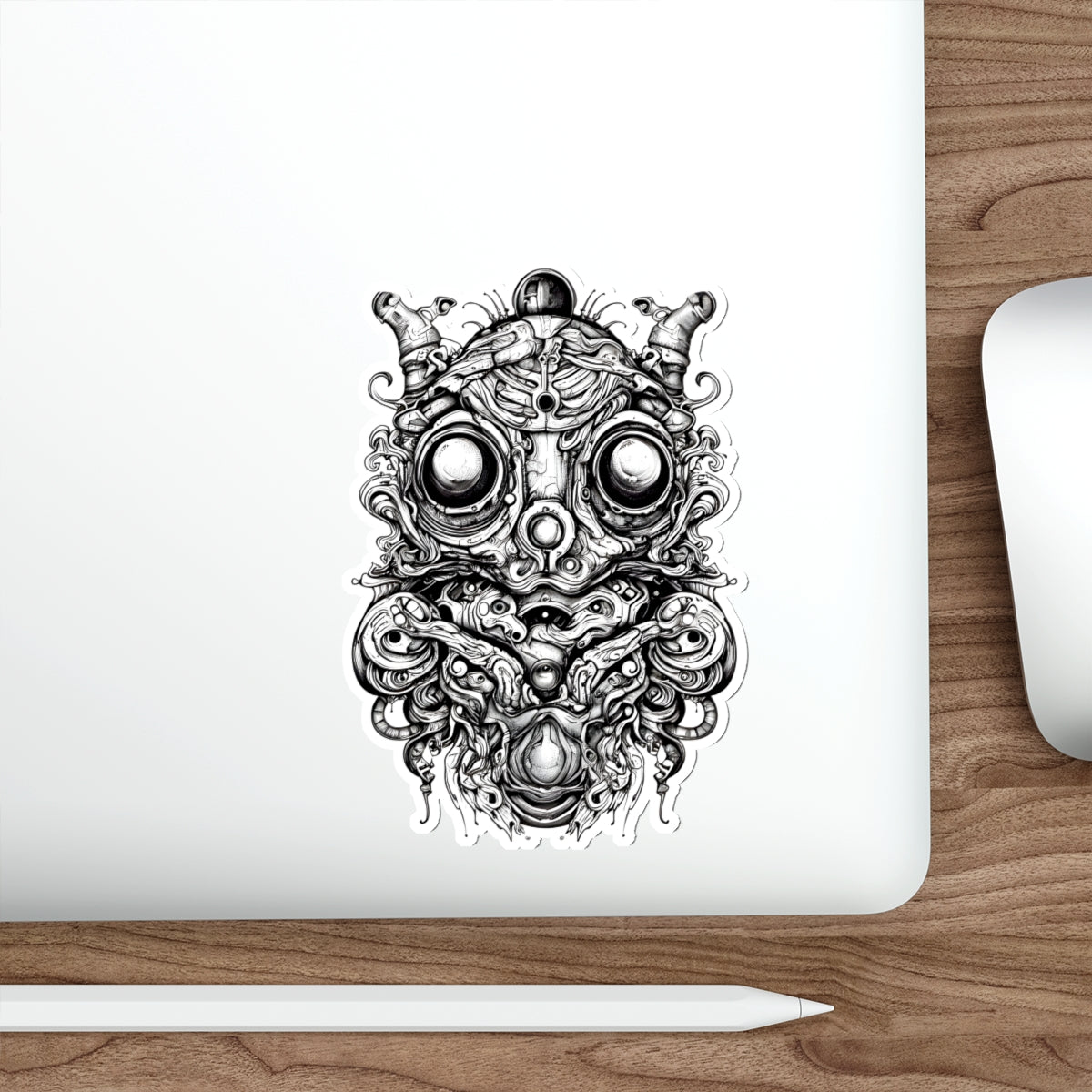 Tribal Mask Die-Cut Stickers