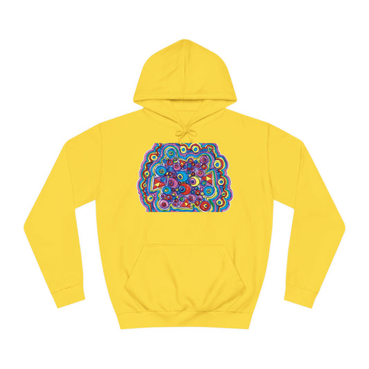 Arty Cloud..Unisex College Hoodie