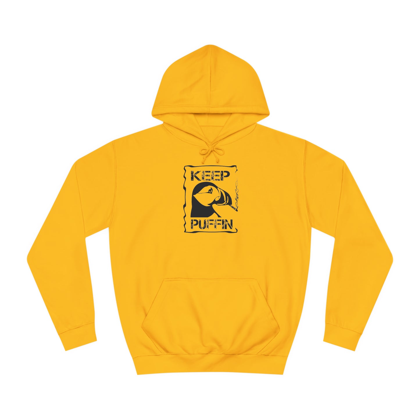 Keep Puffin..Unisex College Hoodie
