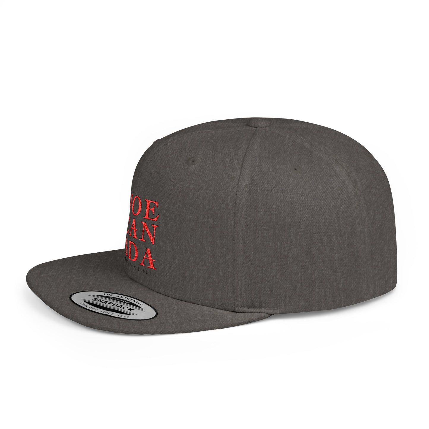 JoeCanada Strong Proud Free Flat Bill Snapback