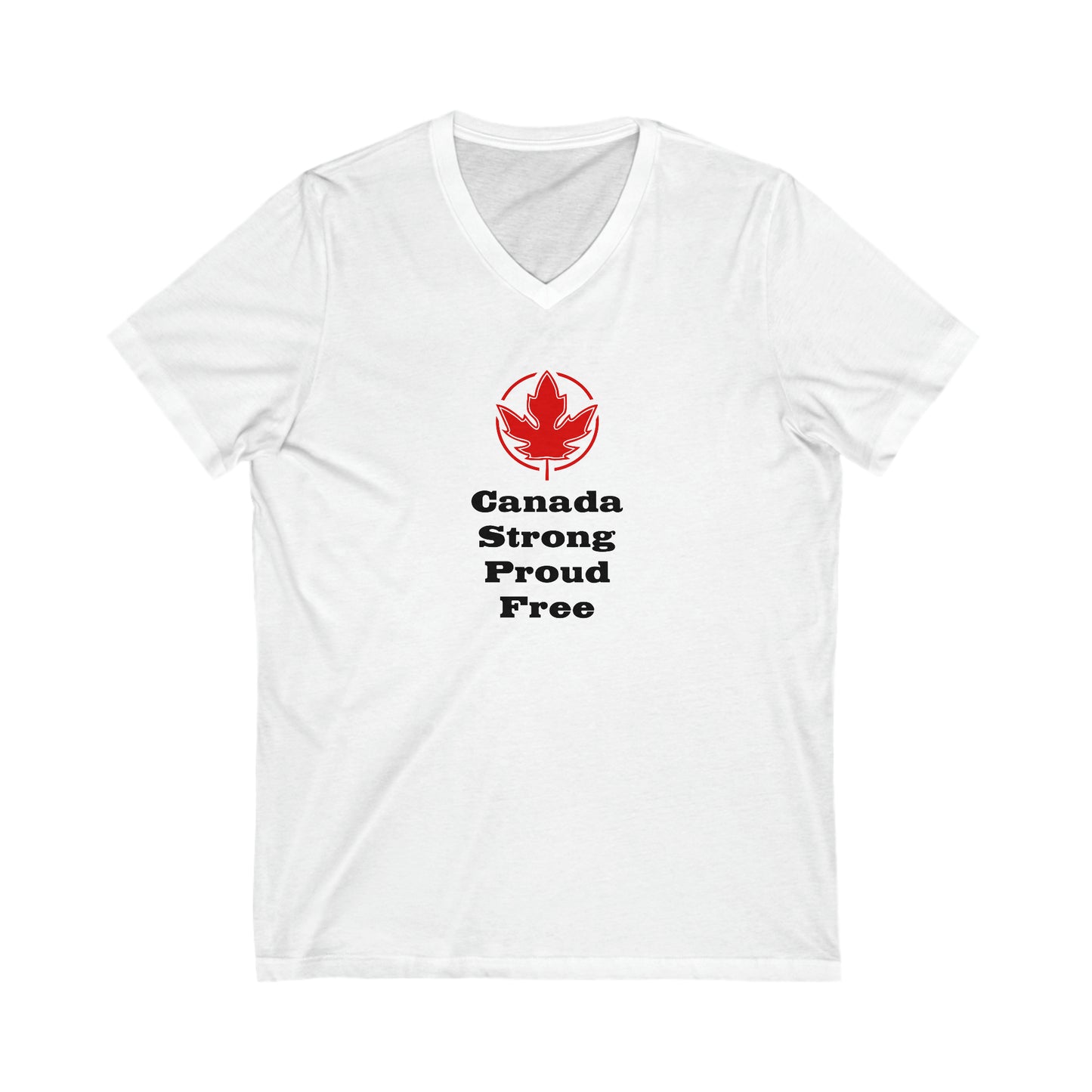 Strong Proud..Unisex Jersey Short Sleeve V-Neck