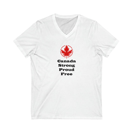 Strong Proud..Unisex Jersey Short Sleeve V-Neck