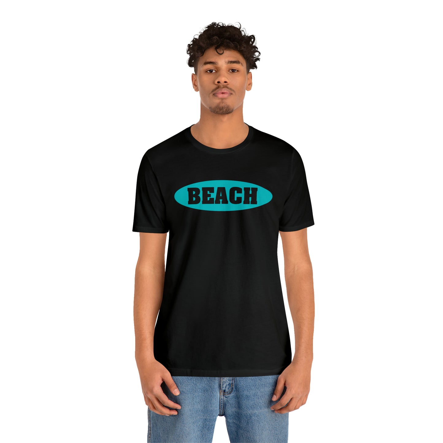 BEACH..Unisex Jersey Short Sleeve Tee