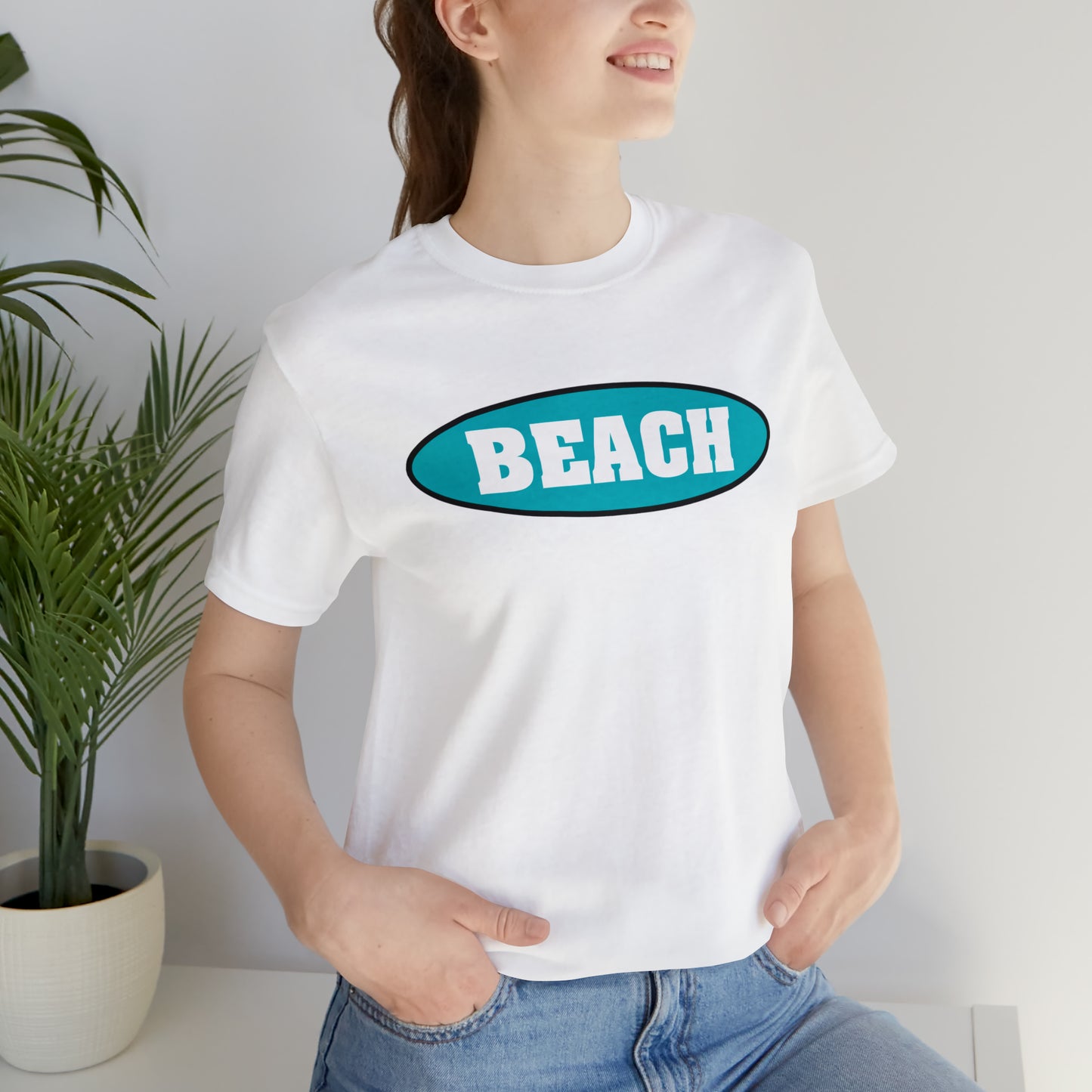 BEACH..Unisex Jersey Short Sleeve