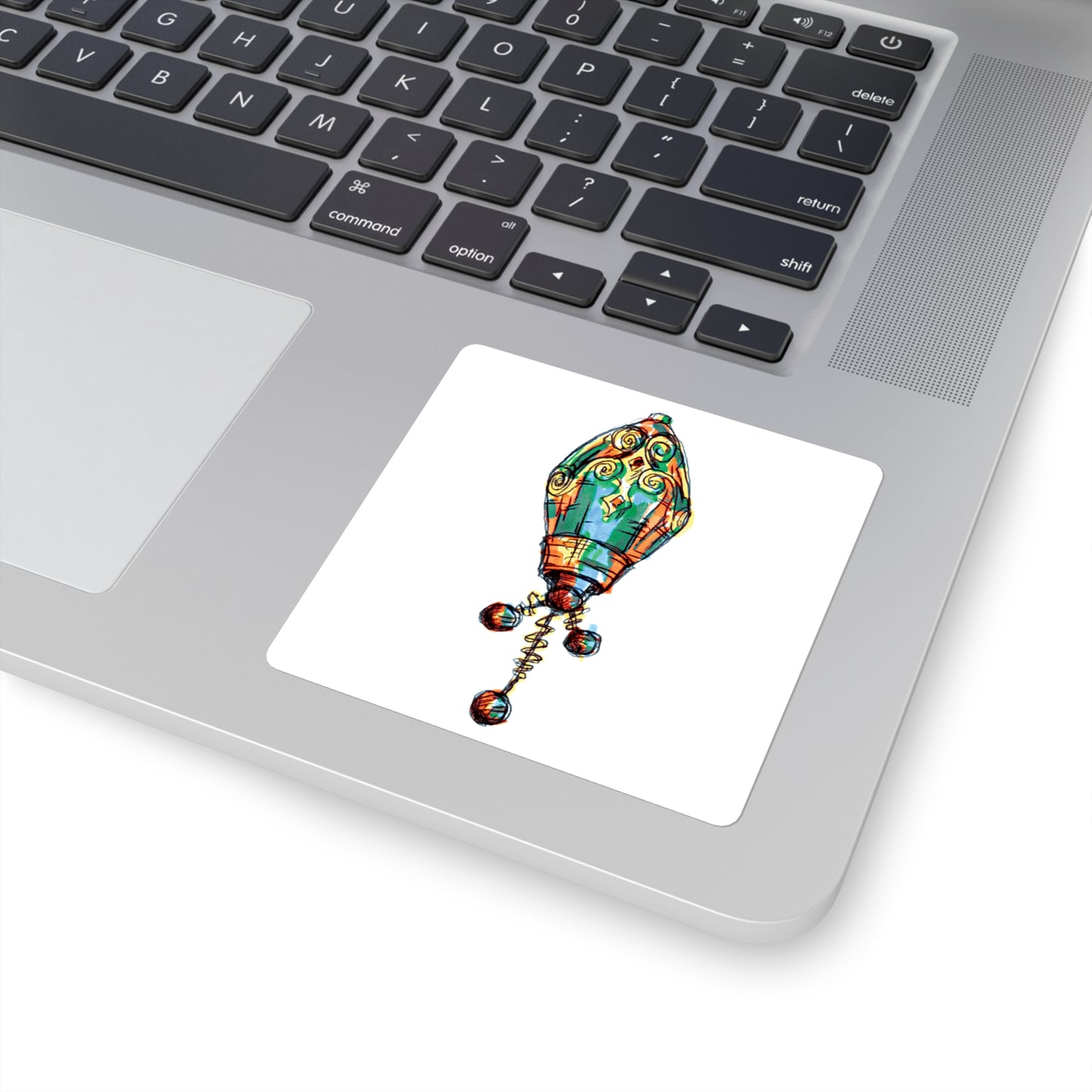 Rocket of Hopr..Square Stickers