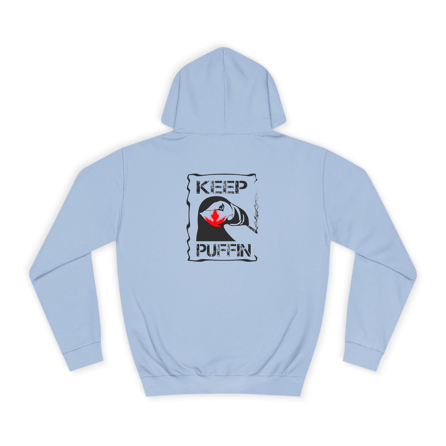 Keep Puffin Leaf Unisex College Hoodie