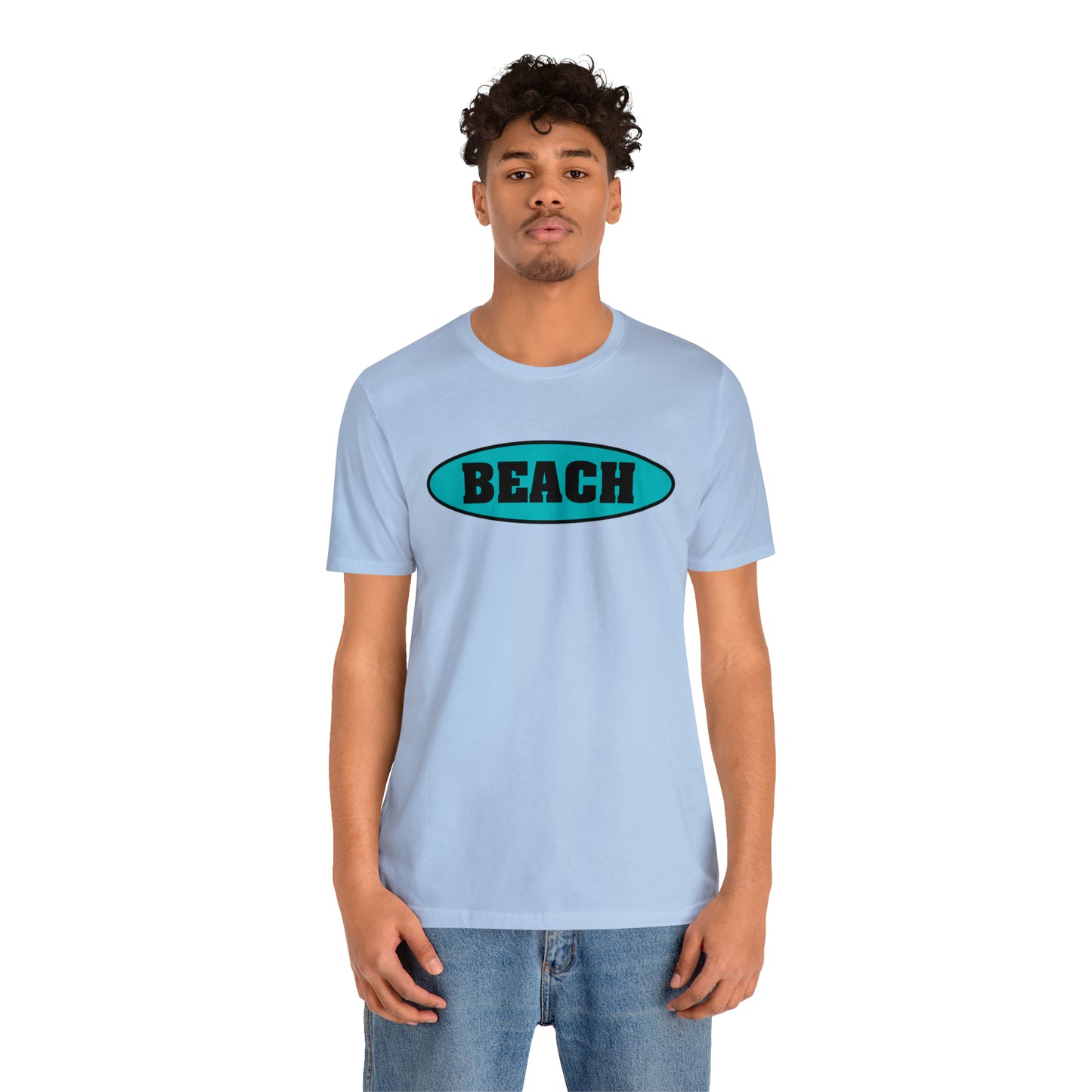 BEACH..Unisex Jersey Short Sleeve Tee