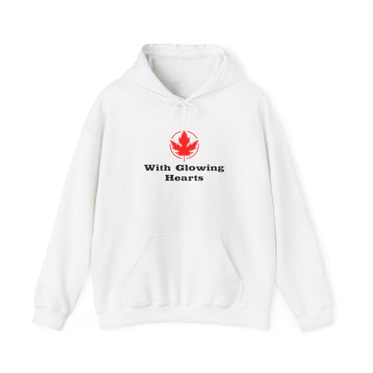 With Glowing Hearts.  Unisex Heavy Blend™ Hooded Sweatshirt