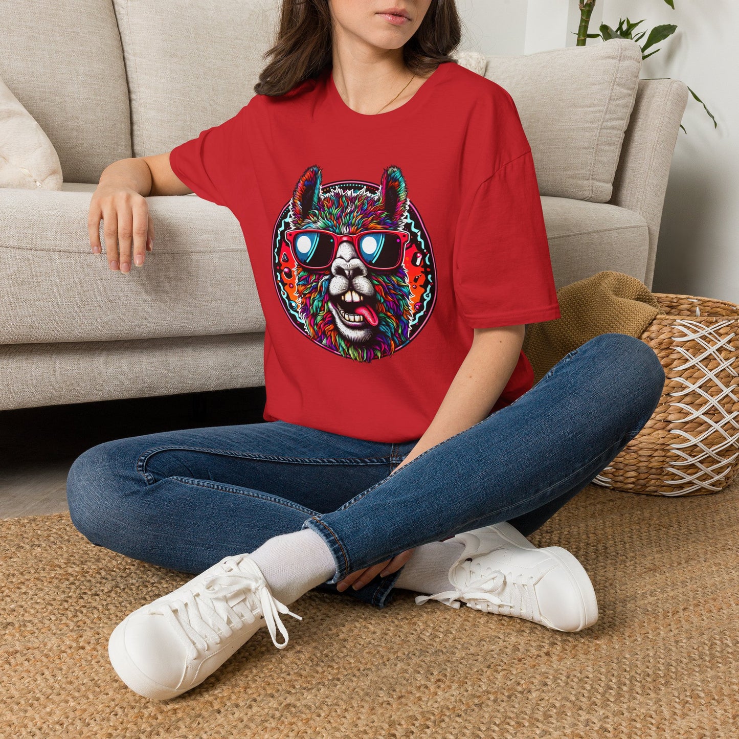 Mama Llama Unisex Softstyle T-Shirt