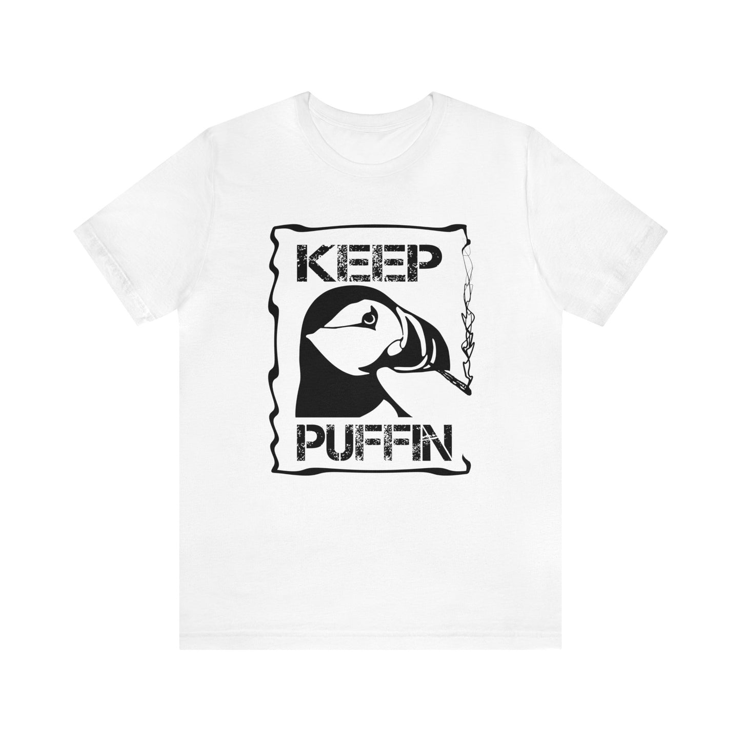 Keep Puffin..Unisex Jersey Short Sleeve Tee