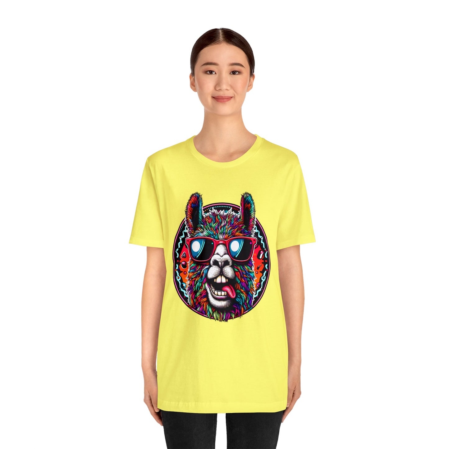 Mamma Llama..Unisex Jersey Short Sleeve Tee