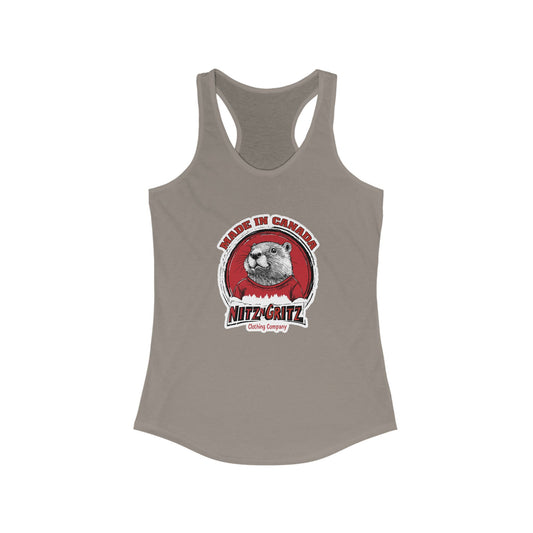 NitznGritz' Made in Canada Women's Ideal Racerback Tank