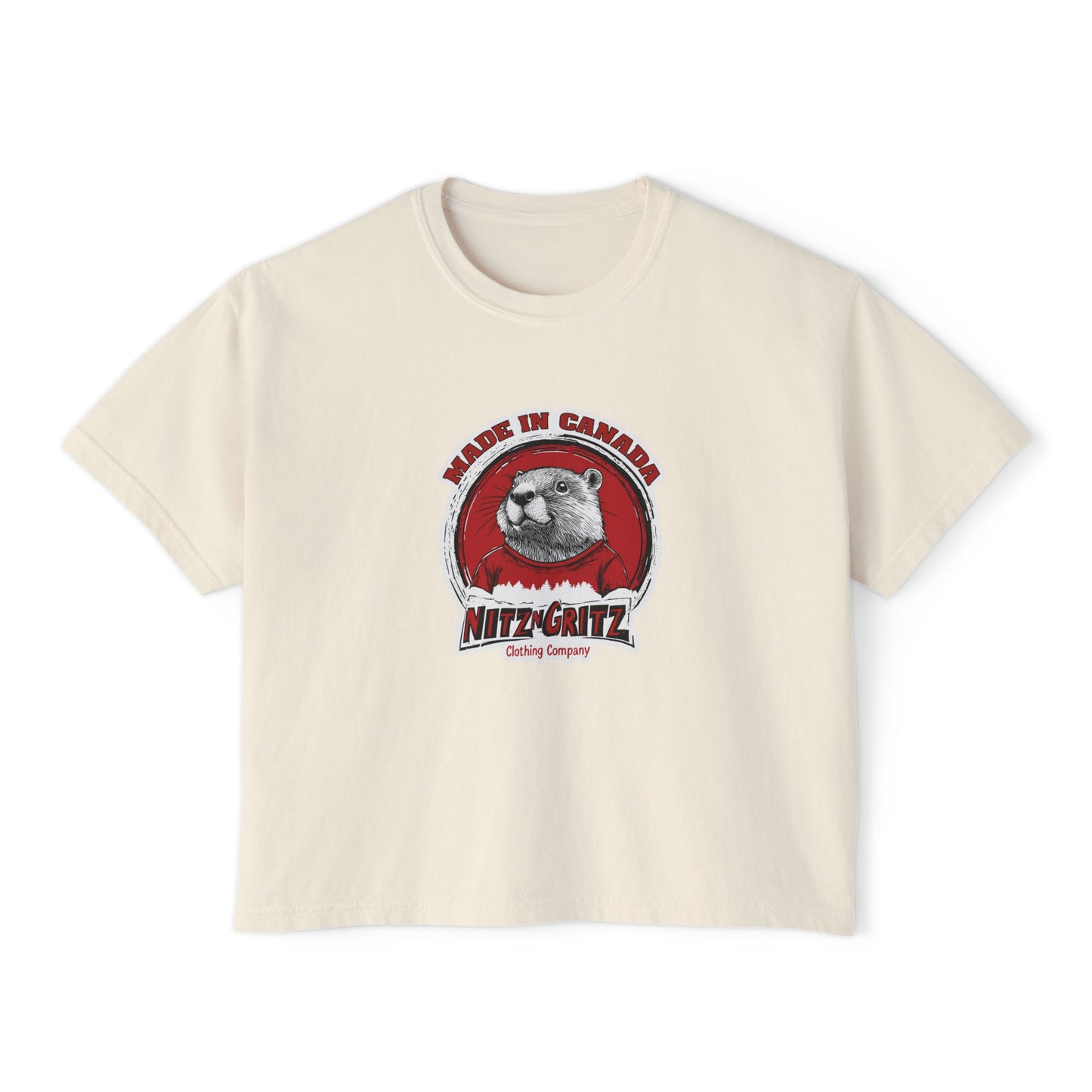 NitznGritz' Made in Canada Women's Boxy Tee