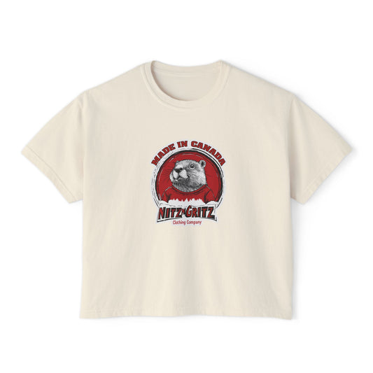 NitznGritz' Made in Canada Women's Boxy Tee