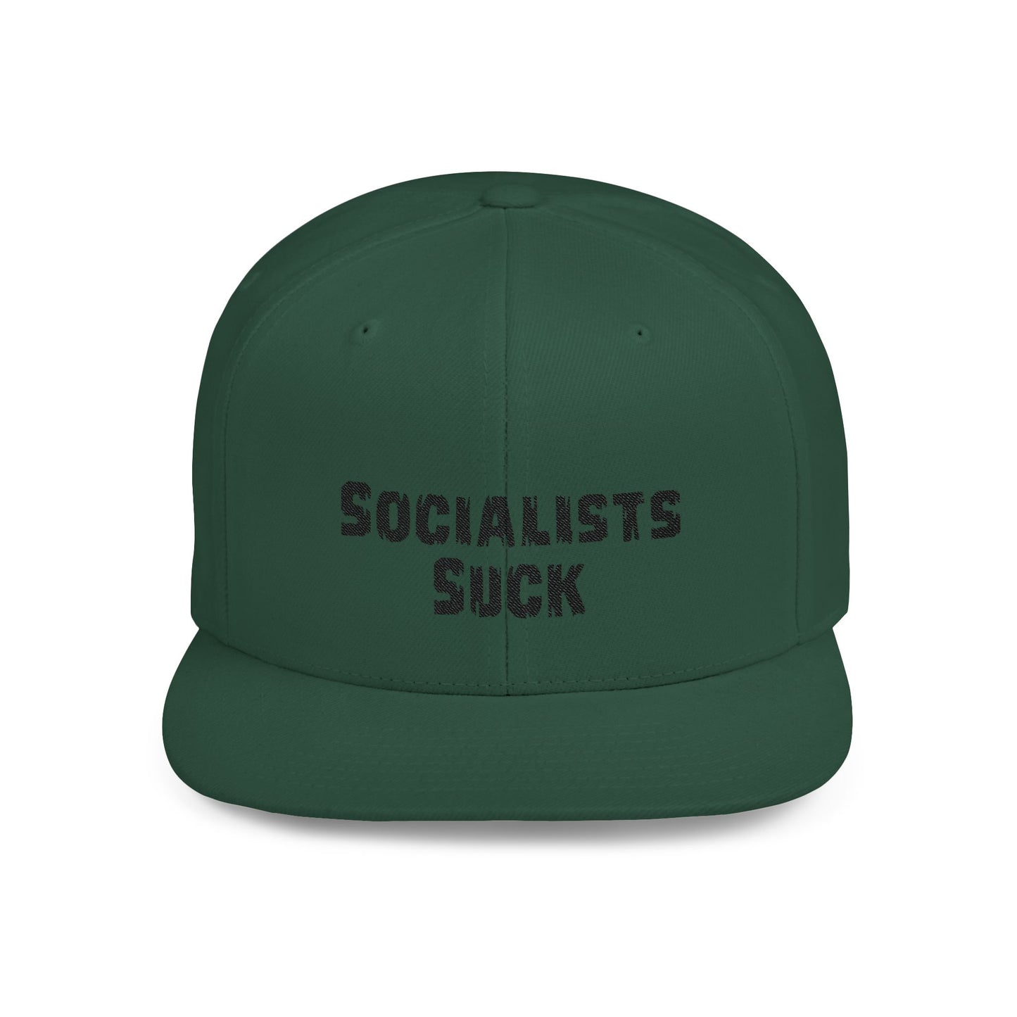 Socialists Suck Flat Bill Snapback