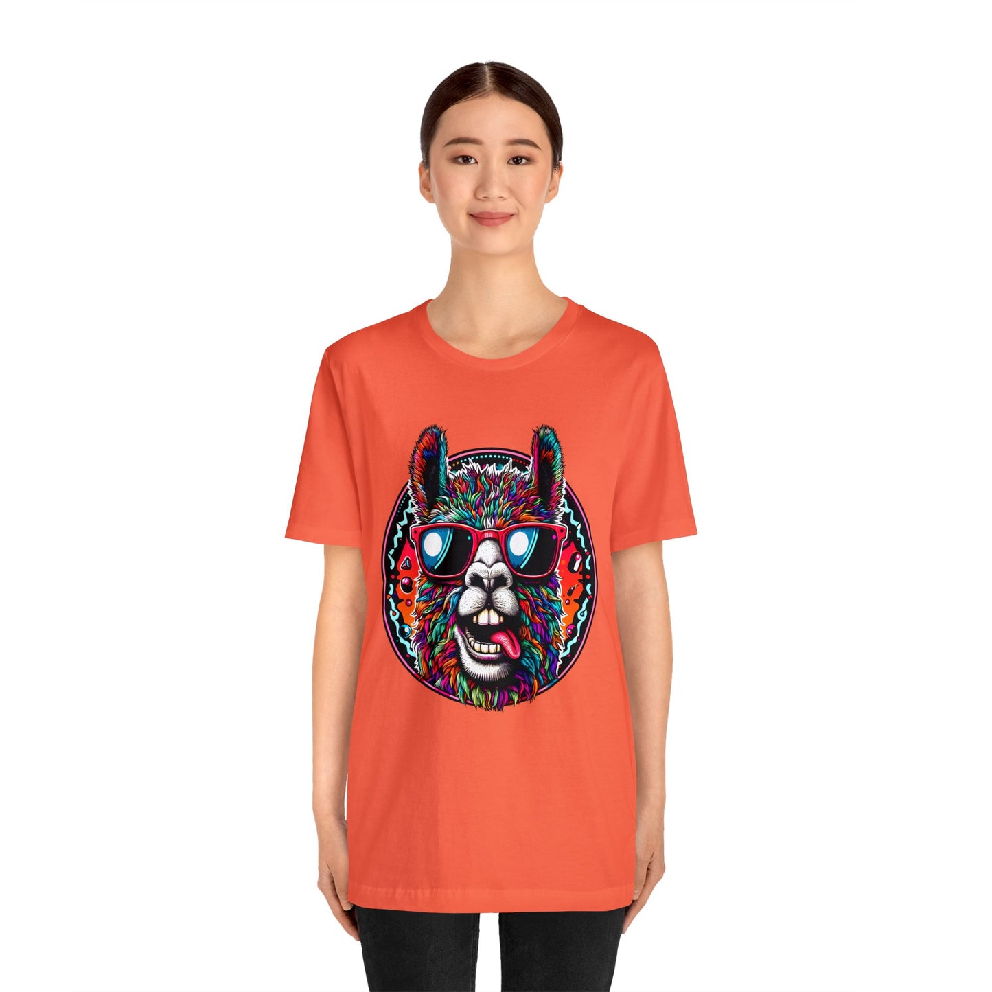 Mamma Llama..Unisex Jersey Short Sleeve Tee