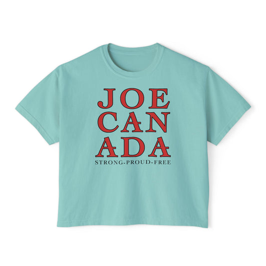 JoeCanada Strong Proud Free Women's Boxy Tee
