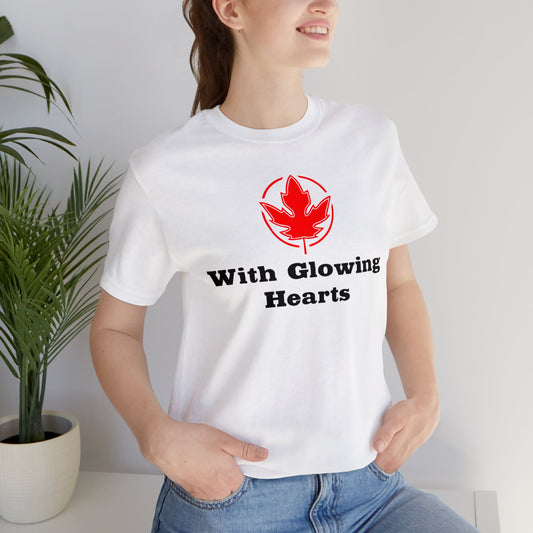 With Glowing ..Unisex Jersey Short Sleeve Tee