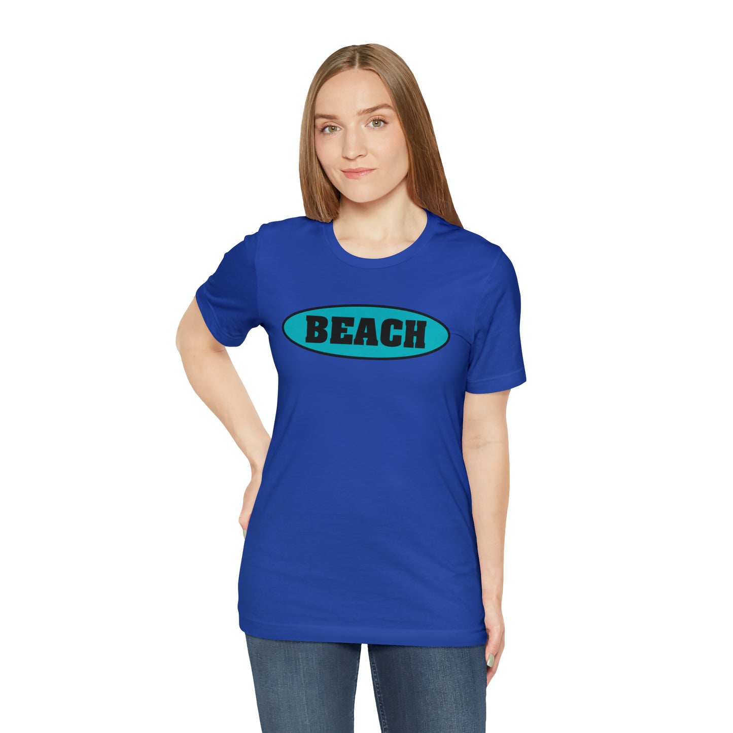 BEACH..Unisex Jersey Short Sleeve Tee