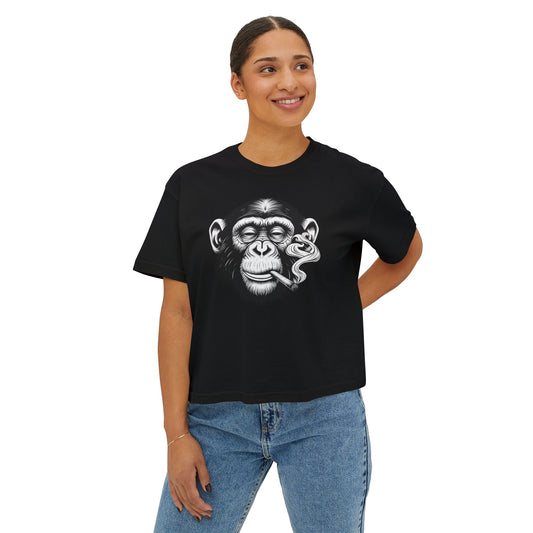 Mah Monkey-Man Women's Boxy Tee