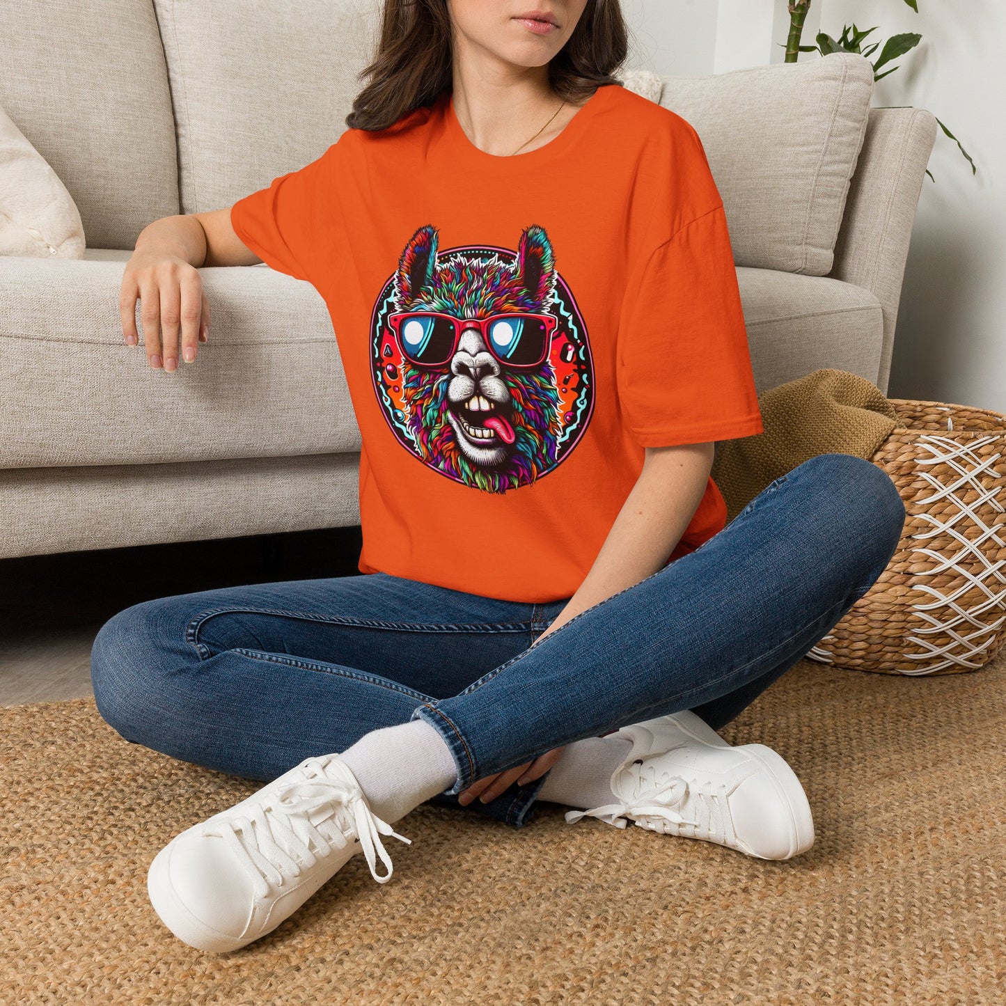 Mama Llama Unisex Softstyle T-Shirt