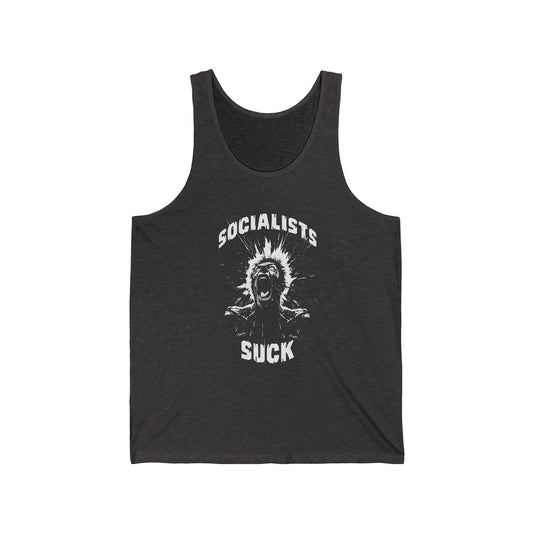 Socialists suck Unisex Jersey Tank